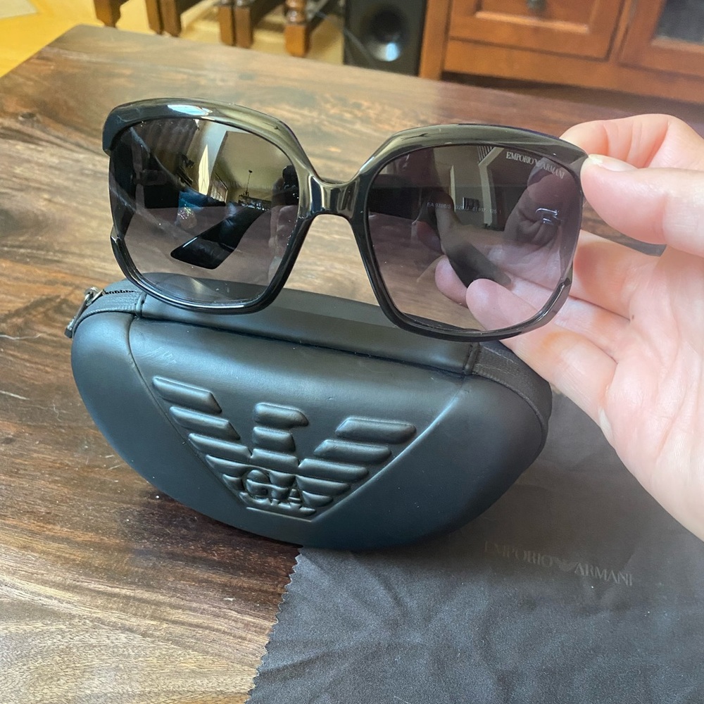 Emporio Armani Black Sunglasses NWOT